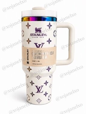 Stanley White Designer Patterned 40 OZ Tumbler